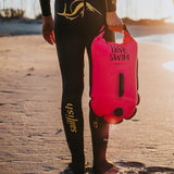 Pack boya 20 lts + gorro para aguas abiertas BuddySwim - Pink