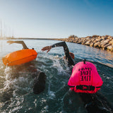 Pack boya 20 lts + gorro para aguas abiertas BuddySwim - Pink