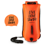 Boya para aguas abiertas BuddySwim 28 lts - Orange
