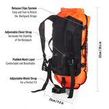 Boya mochila Buddyswim 28 litros - Orange