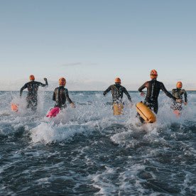 Boya para aguas abiertas BuddySwim 28 lts CSW - Orange - Barlovento natación