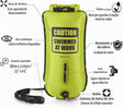 Boya para aguas abiertas BuddySwim 28 lts - Yellow - Barlovento natación