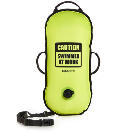 Boya para aguas abiertas BuddySwim Ultralight 10 litros - Lime - Barlovento natación