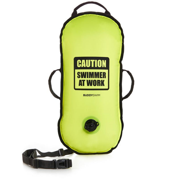 Boya para aguas abiertas BuddySwim Ultralight 10 litros - Lime - Barlovento natación