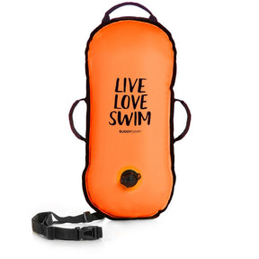Boya para aguas abiertas BuddySwim Ultralight 10 litros - Orange - Barlovento natación