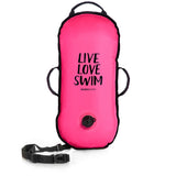 Boya para aguas abiertas BuddySwim Ultralight 10 litros - Pink - Barlovento natación