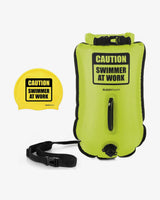 Pack boya 20 lts + gorro para aguas abiertas BuddySwim - Lime