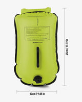 Pack boya 20 lts + gorro para aguas abiertas BuddySwim - Lime