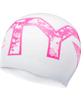 Gorro natación TYR Logo - Pink/White