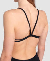Traje de baño Arena Lace Back Solid - Black