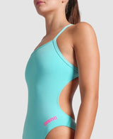 Traje de baño Arena Challenge Solid - Water/Shocking Pink