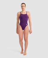 Traje de baño Arena Challenge Solid - Plum/White