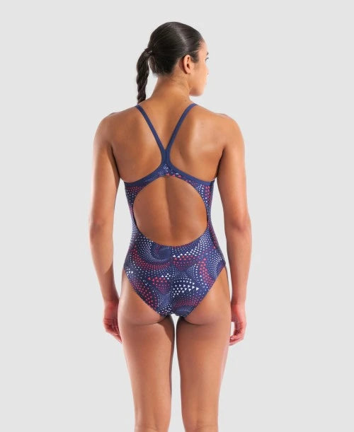 Traje de baño Arena Fireflow Challange - Azul Marino