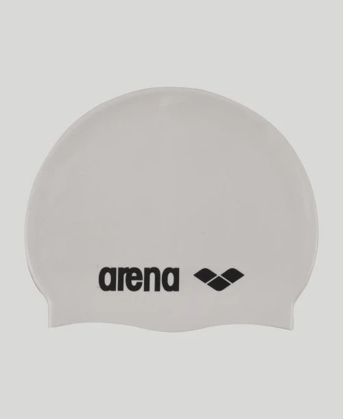 Gorro de natación Arena Classic silicona - White/Black