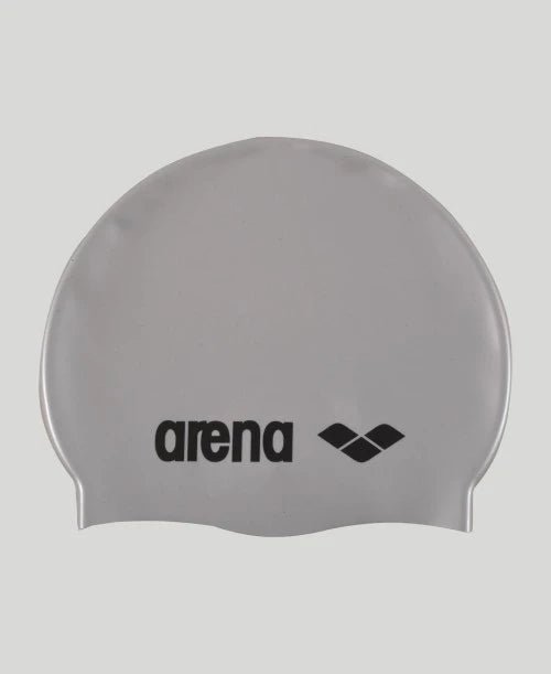 Gorro de natación Arena Classic silicona - Silver/Black - Barlovento natación