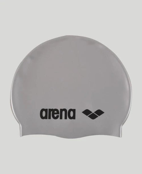 Gorro de natación Arena Classic silicona - Silver/Black - Barlovento natación