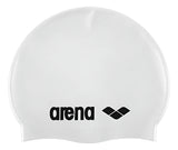 Gorro de natación Arena Classic silicona - White/Black - Barlovento natación