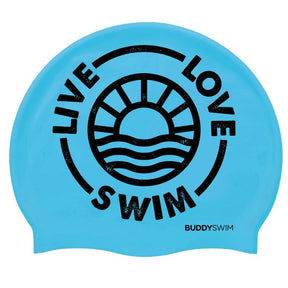 Gorro de natación Buddyswim L.L.S - Blue - Barlovento natación