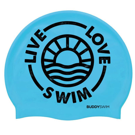 Gorro de natación Buddyswim L.L.S - Blue - Barlovento natación