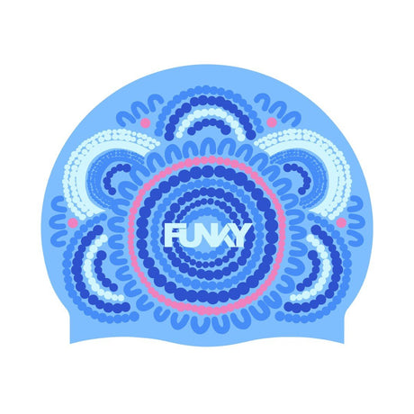 Gorro de natación Funkita - Bundjalung Blue" - Barlovento natación