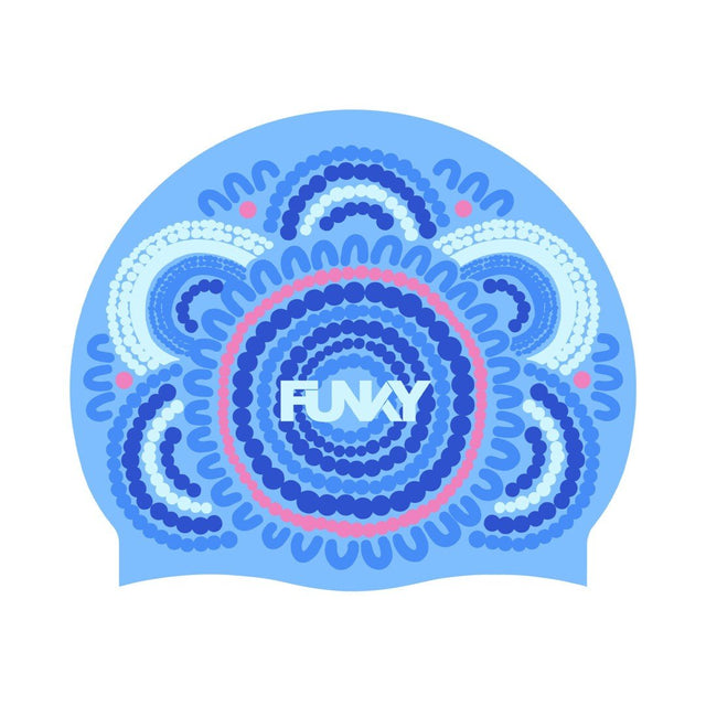 Gorro de natación Funkita - Bundjalung Blue" - Barlovento natación