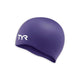 Gorro de natación sin arrugas TYR - Morado - Barlovento natación