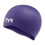 Gorro de natación sin arrugas TYR - Morado - Barlovento natación