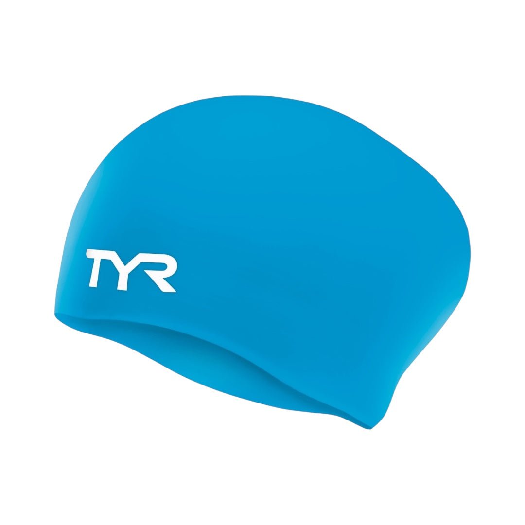 Gorro natación para pelo largo TYR - Azul - Barlovento natación