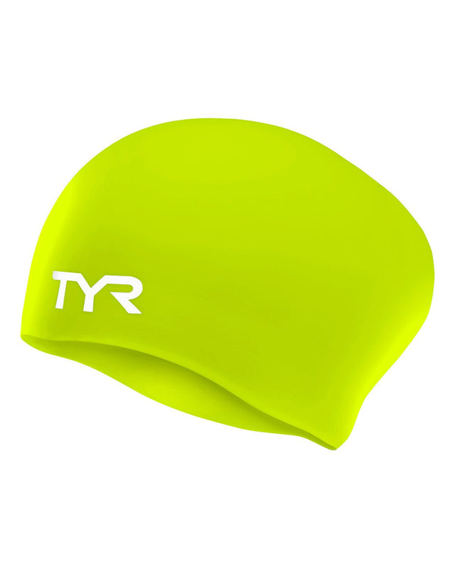 Gorro natación para pelo largo TYR - Lime - Barlovento natación