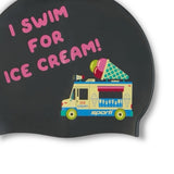 Gorro natación Sporti - I swim for ice cream!!! - Barlovento natación