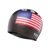Gorro natación TYR - USA black - Barlovento natación