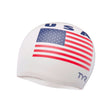 Gorro natación TYR - USA white - Barlovento natación