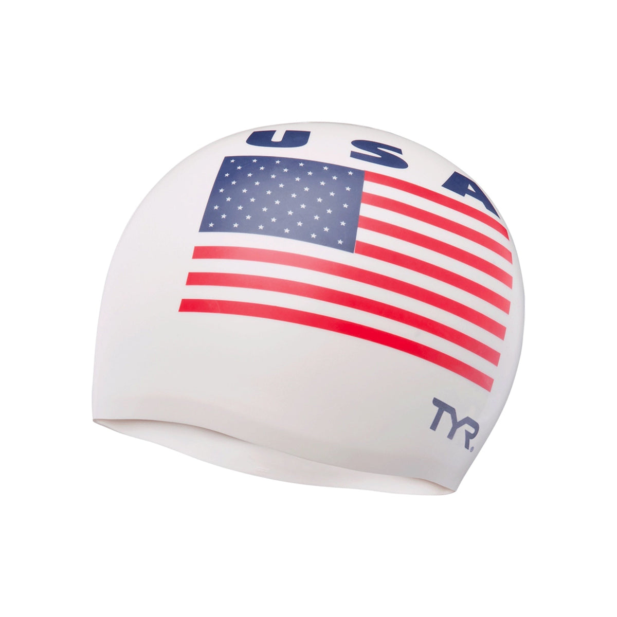 Gorro natación TYR - USA white - Barlovento natación