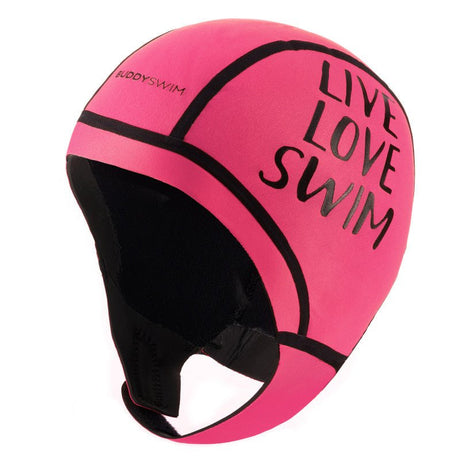 Gorro Neopreno Buddyswim Trilaminate Warmth 2.5mm - Pink - Barlovento natación
