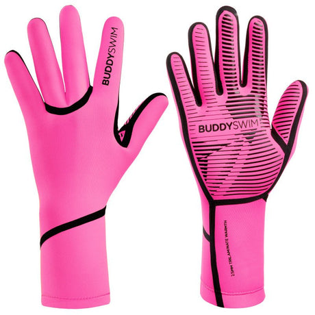Guantes Neopreno Buddyswim Trilaminate Warmth 2.5mm - Pink - Barlovento natación