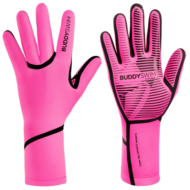 Guantes Neopreno Buddyswim Trilaminate Warmth 2.5mm - Pink