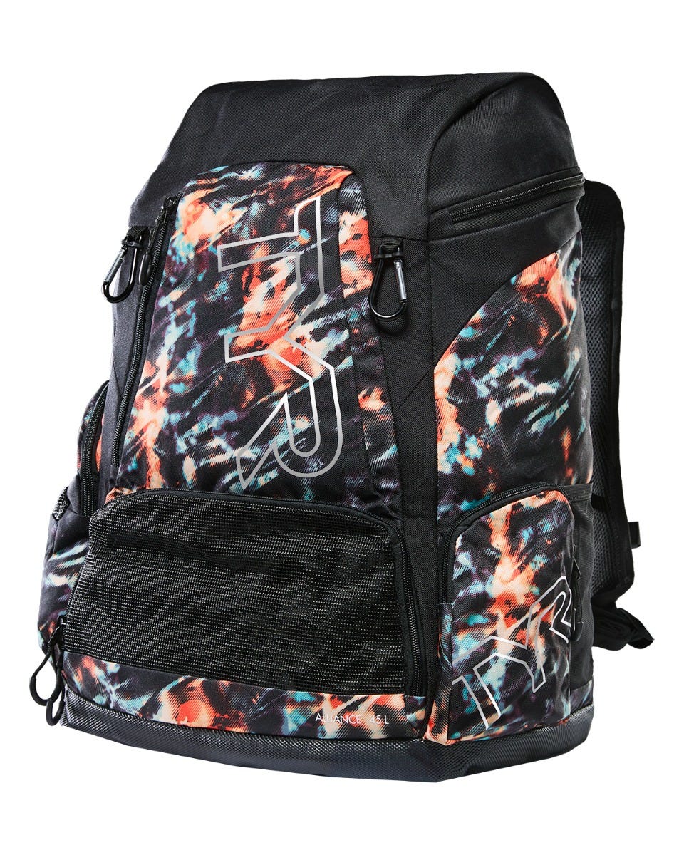 Mochila de natación TYR Alliance 45 Lts - Orange/Aqua