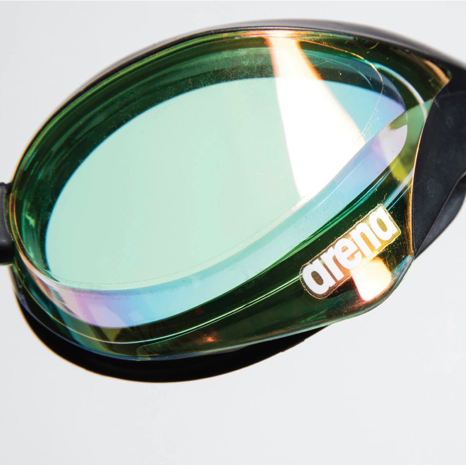 Lentes Arena Cobra Ultra Swipe espejados - Yellow/copper/black - Barlovento natación