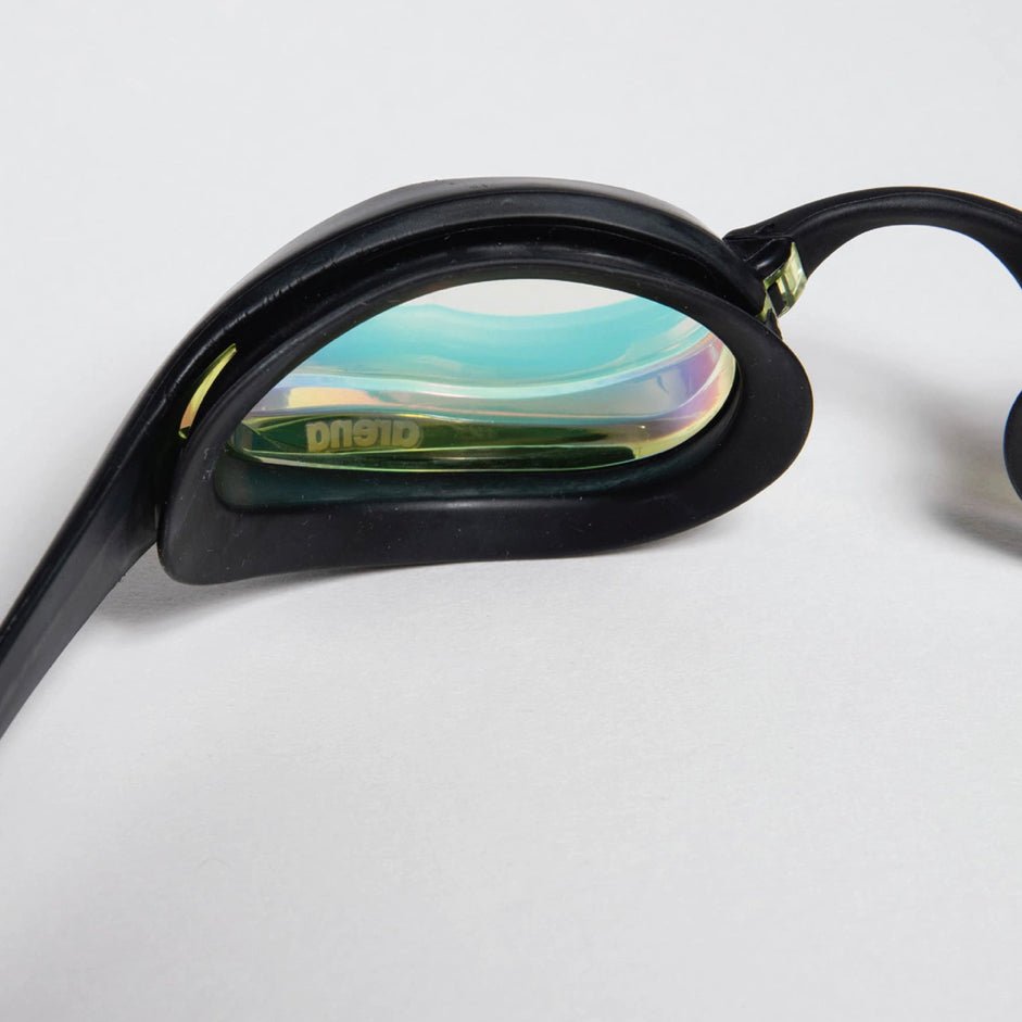 Lentes Arena Cobra Ultra Swipe espejados - Yellow/copper/black - Barlovento natación