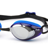Lentes de natación Blackhawk Racing TYR - Silver/Blue - Barlovento natación