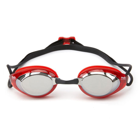Lentes de natación Blackhawk Racing TYR - Silver/red - Barlovento natación