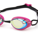 Lentes de natación Blackhawk Racing TYR, versión femenina - Gold/pink - Barlovento natación