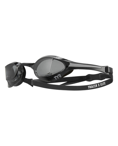 Lentes de natación TYR Tracer-X Elite Ahumados - Smoke/Black - Barlovento natación