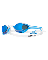 Lentes de natación TYR Tracer-X Elite Espejados - Blue/White - Barlovento natación