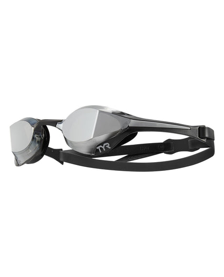 Lentes de natación TYR Tracer-X Elite Espejados - Silver/Black - Barlovento natación