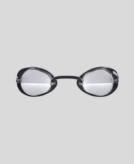 Lentes natacion Arena Swedix Mirror - Silver/Black - Barlovento natación