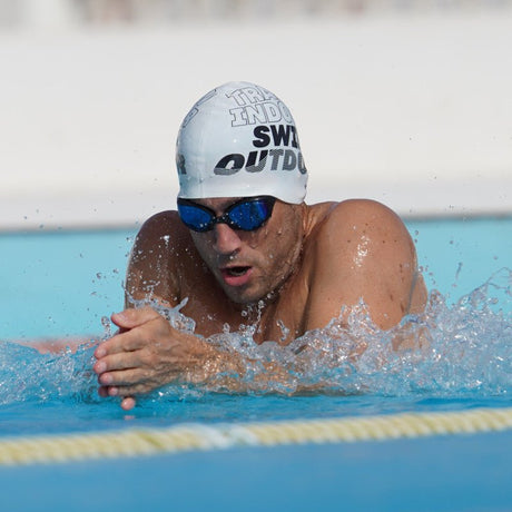 Lentes para aguas abiertas Buddyswim OzeanX - Black/Blue Mirror - Barlovento natación