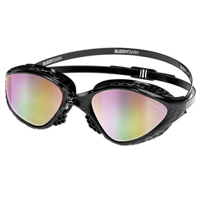 Lentes para aguas abiertas Buddyswim OzeanX - Black/Iridium Mirror - Barlovento natación