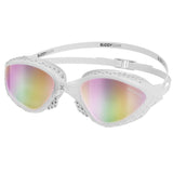 Lentes para aguas abiertas Buddyswim OzeanX - White/Iridium Mirror - Barlovento natación