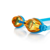 Lentes Speedo Junior Jet (6 a 14 años) - Celeste/Naranja - Barlovento natación